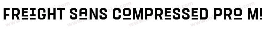 Freight Sans Compressed Pro Medium字体转换